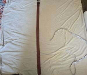 Fossil Dark Brown Leather Belt